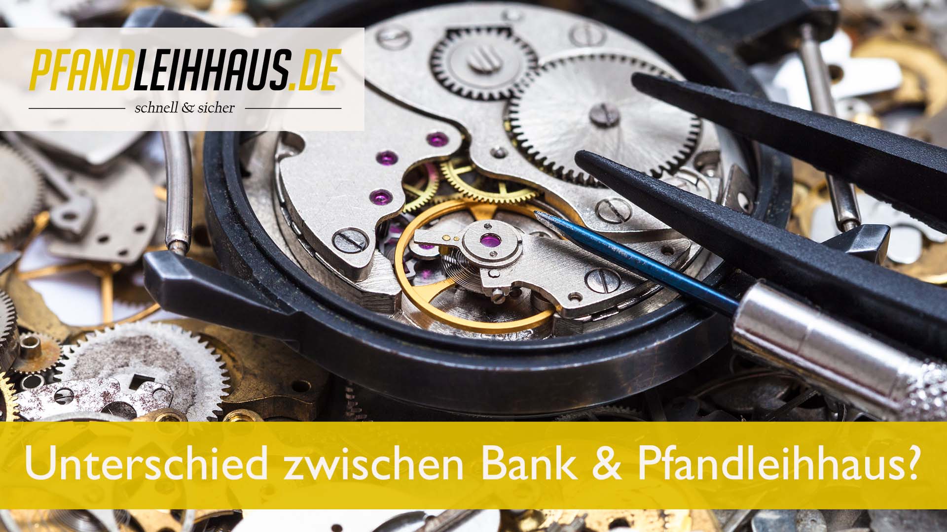 Gibt es Unterschiede zwischen einer Bank und einem Pfandleihhaus?