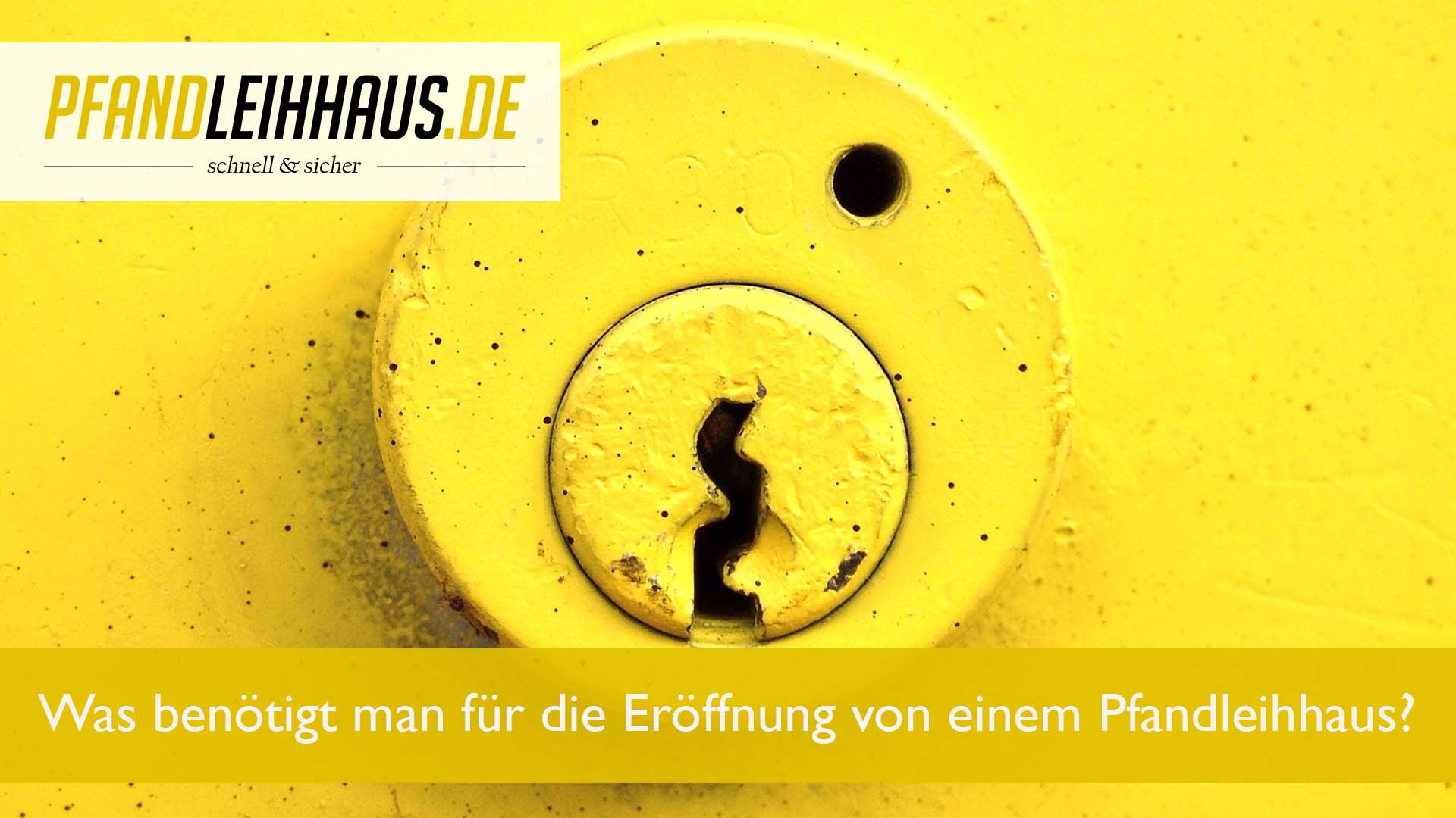 Was benötigt man für die Eröffnung von einem Pfandleihhaus?